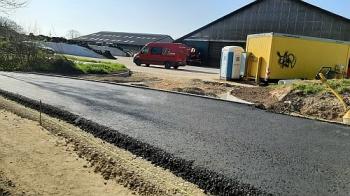 Bild: Asphaltierung Travewiesenweg