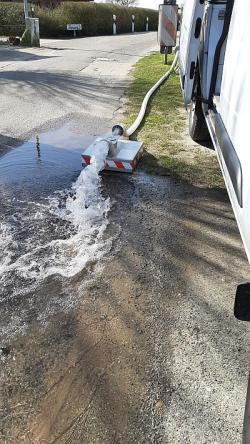 Bild: Rotenhahn hat nun Wasser &uuml;ber die EWS