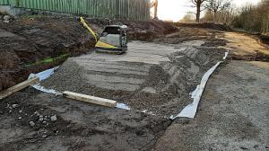 Bild: Baustelle am Travewiesenweg